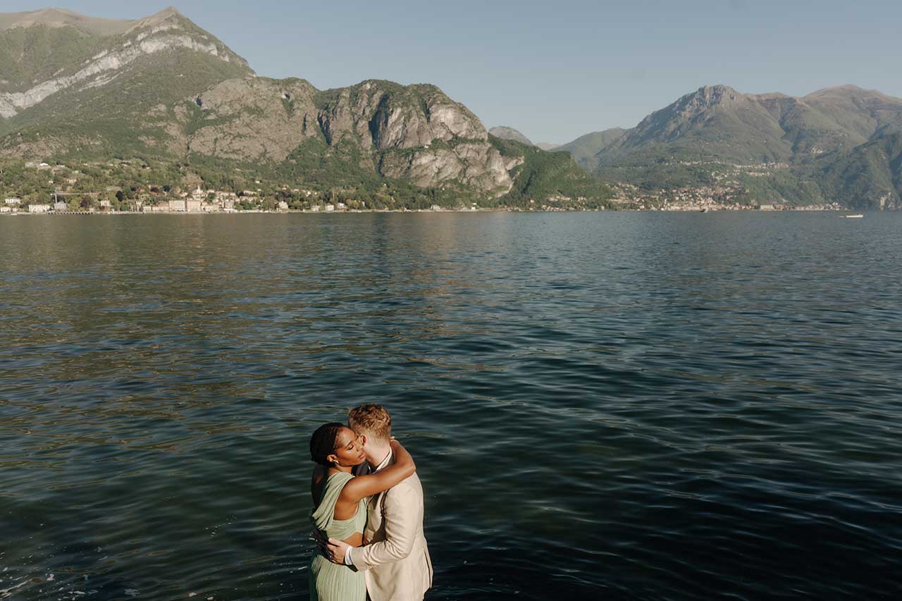 Intimate elopement on the shores of Lake Como