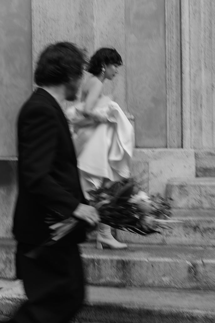 Intimate elopement Rome