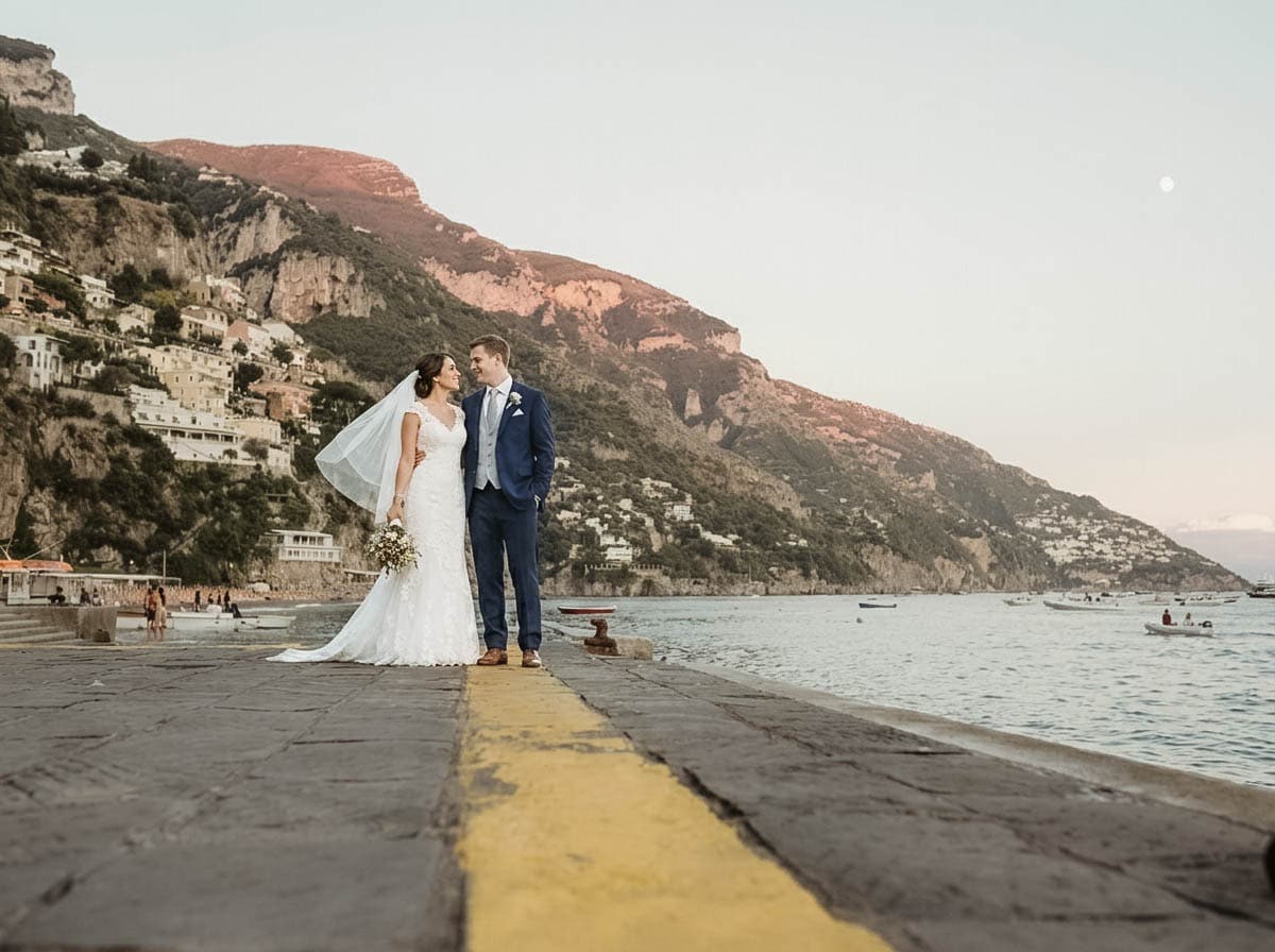 Positano elopement photography, Amalfi Coast