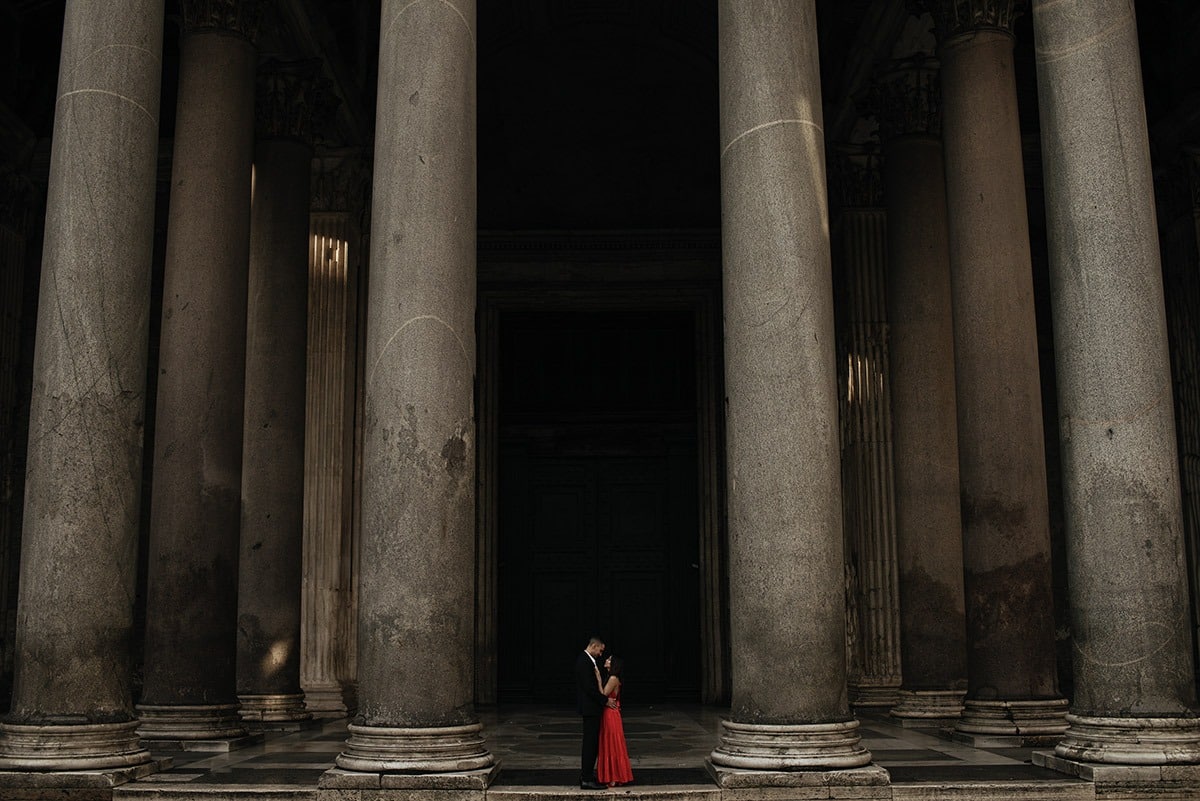 Elopement at the Pantheon, Rome